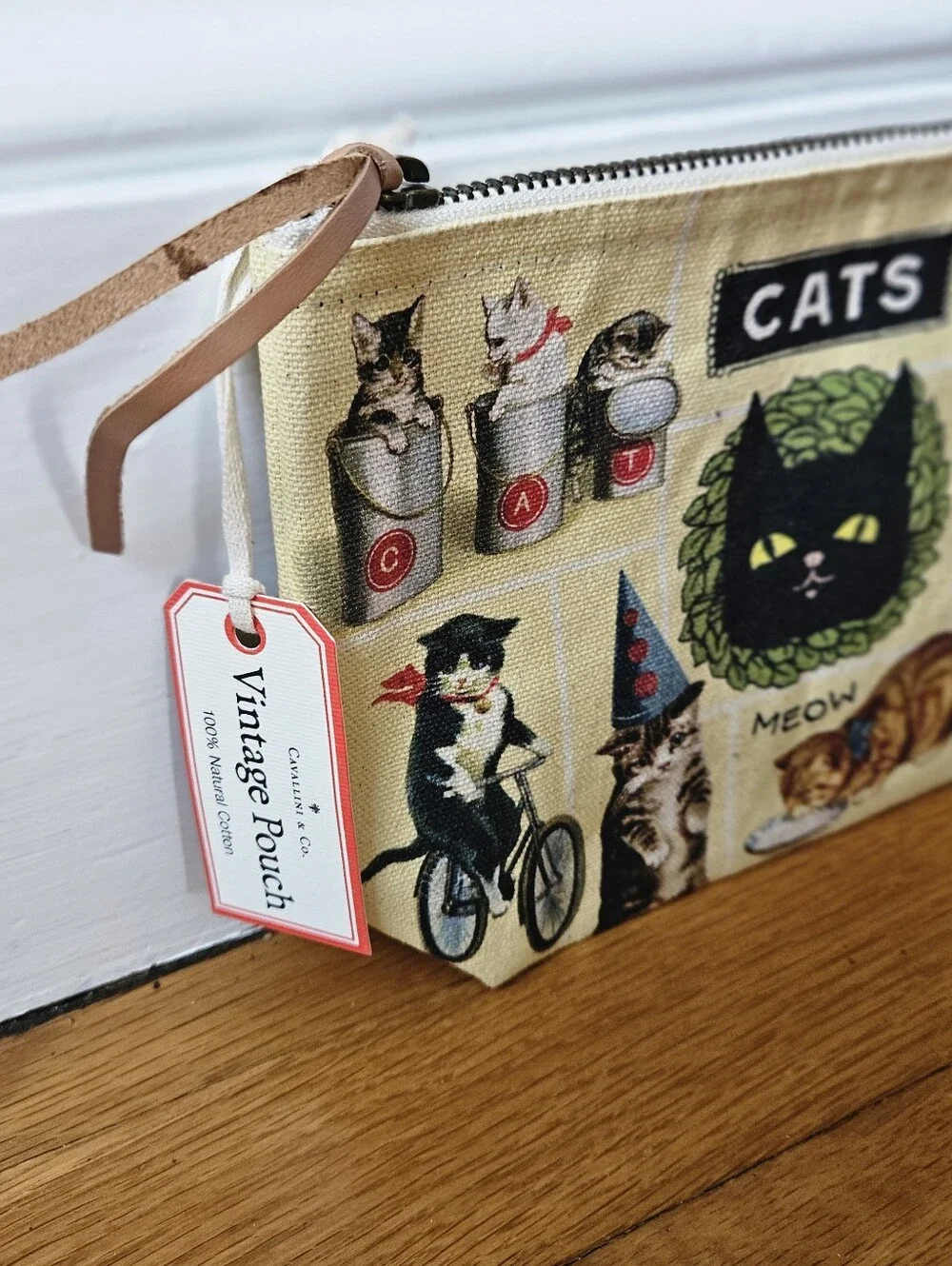 Cavallini & Co. Vintage Pouch - Vintage Cats